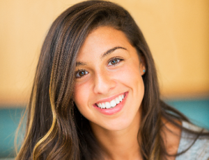 Young woman with attractive smile